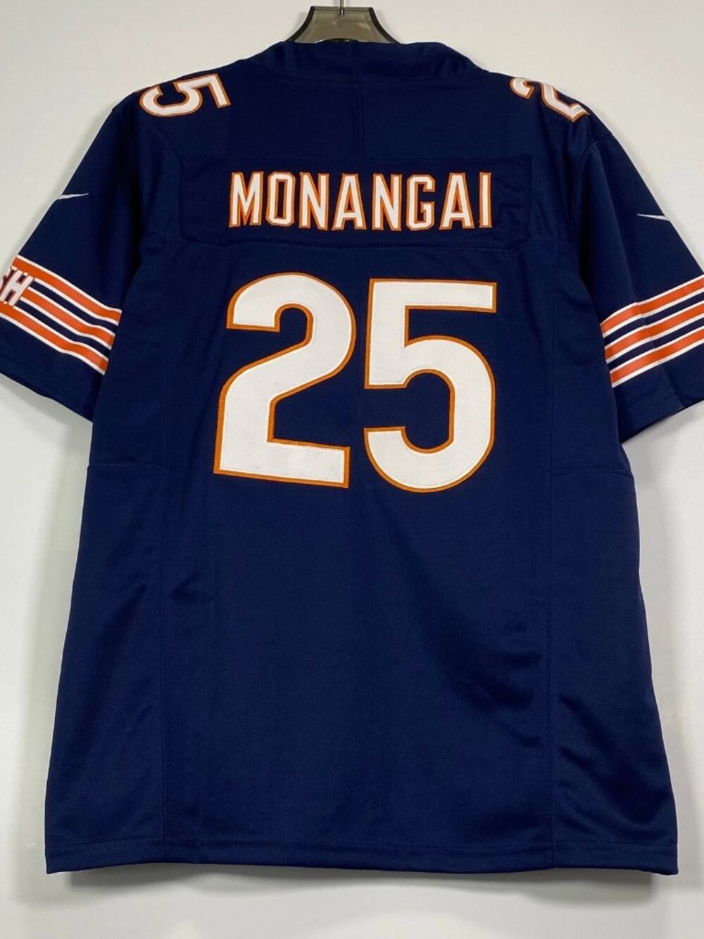 Kyle Monangai Stitched Vapor Navy Jersey